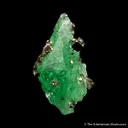 Grossular var. Tsavorite with Pyrite - image 1