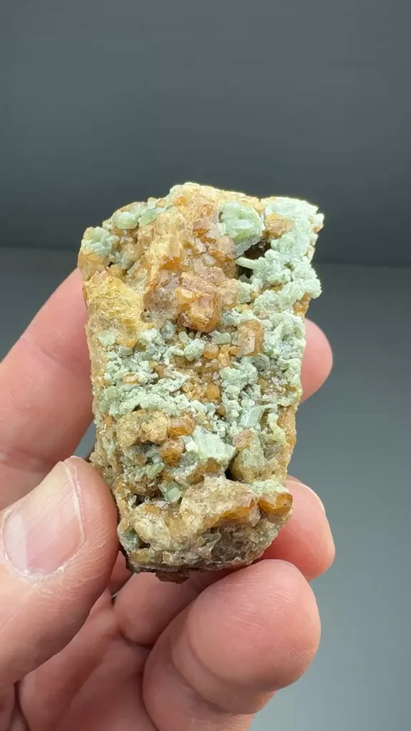 Grossular with Diopside - image 2