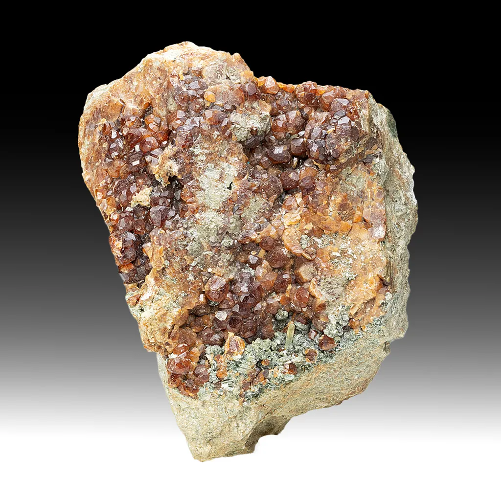 Grossular with Diopside, Clinochlore image