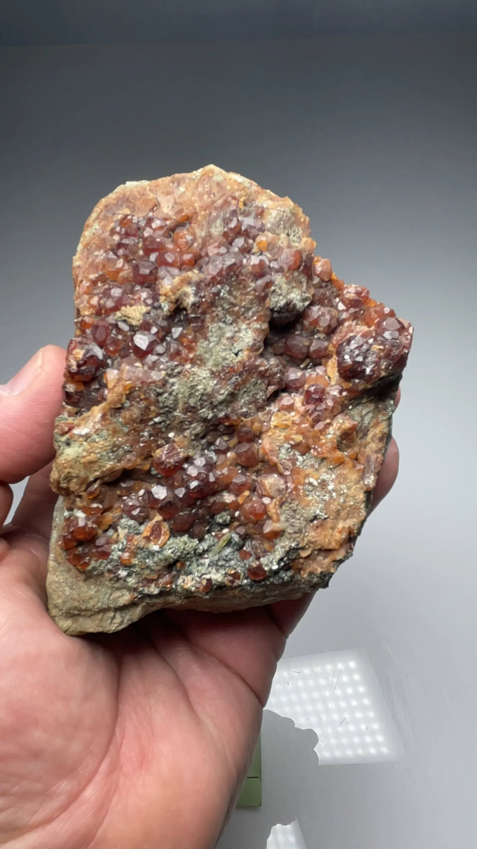 Grossular with Diopside, Clinochlore - image 2