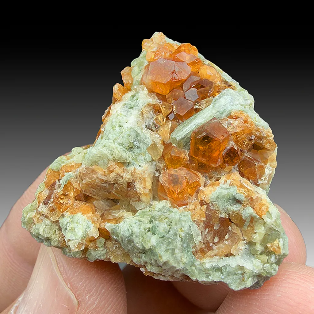 Grossular with Diopside image