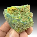 Guilleminite with Digenite, Malachite - image 1