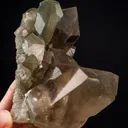 Gwindel smoky quartz on matrix - Talèfre, Mont-Blanc, French Alps - image 2