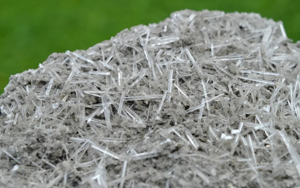 Gypsum 850 grams - Salt mine, Hall valley, Absam, Innsbruck-Land District, Tyrol, Austria - image 5