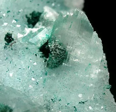 Gypsum, Atacamite, Quartz - image 2