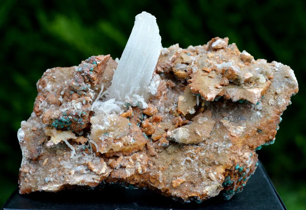 Gypsum "crosse" 1239 grams - Bou Beker, district, Jerada Province, Oriental Region, Morocco - image 2