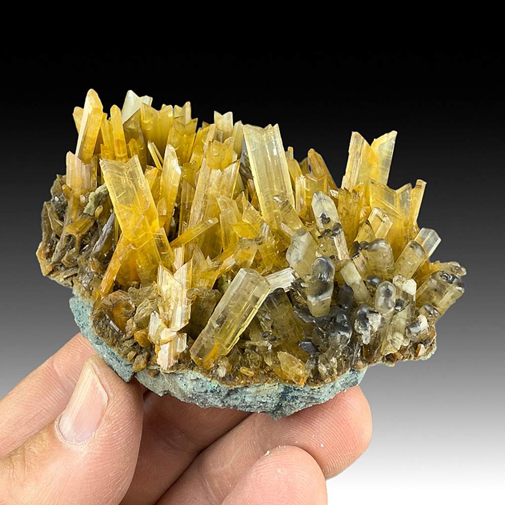 Gypsum from Lubin Główny Mine, Lubin, Lower Silesian Voivodeship, Poland image