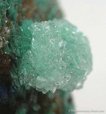Gypsum Included By Malachite - image 2
