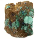 Gypsum Included By Malachite - image 1