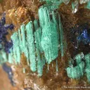 Gypsum Included By Malachite - image 3