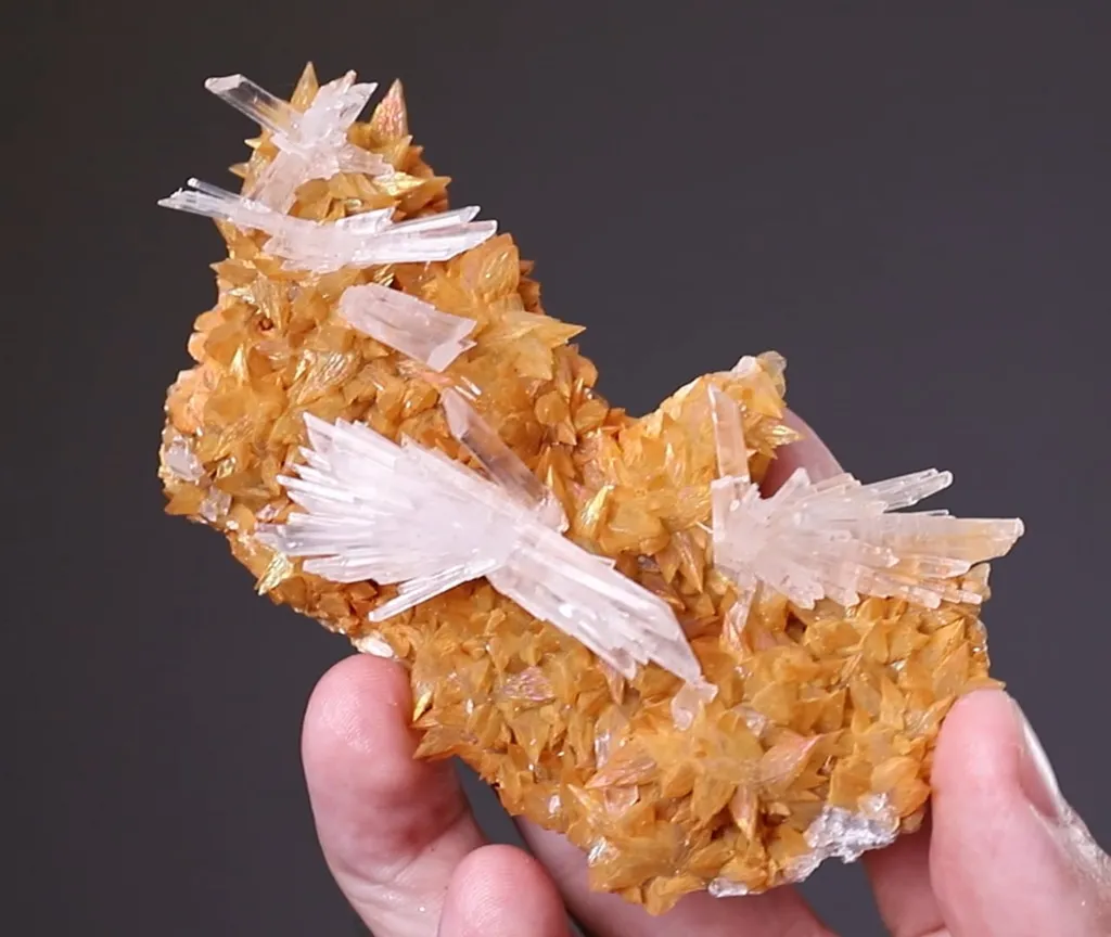 Gypsum on Calcite image