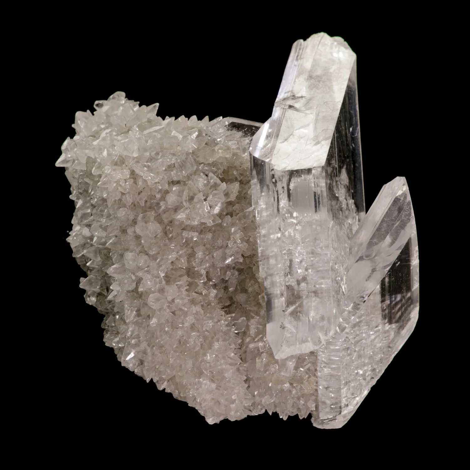 Gypsum on Calcite cast from Mexico, Chihuahua, Naica - image 5