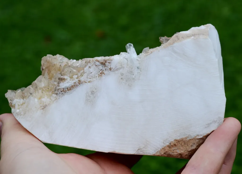 Gypsum on Gypsum var. Alasbaster 825 grams - Alabaster quarries, Zaragoza, Aragón, Spain - image 10