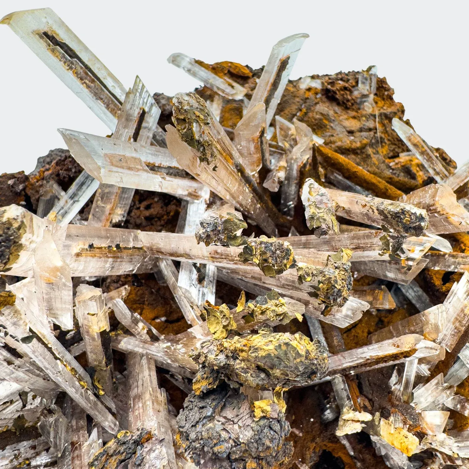 Gypsum on Matrix from Greece, Attica, Lavrion Mining District - image 3