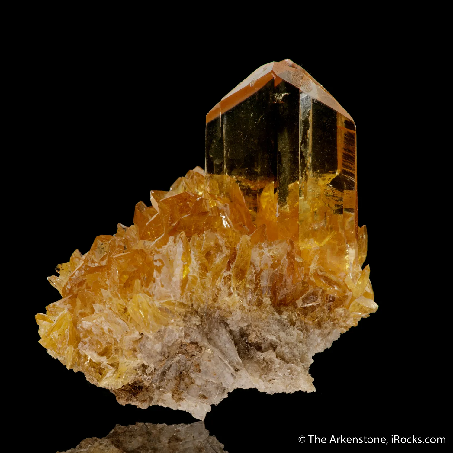 Gypsum (twinned) on Gypsum - image 4