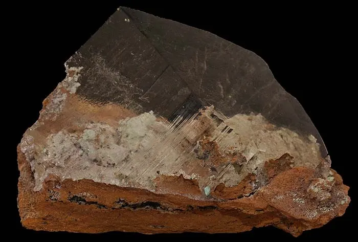 Gypsum (Var: Selenite), Chrysocolla - image 1