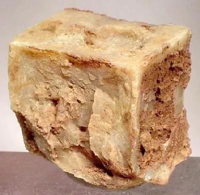 Gypsum (Var: Selenite), Halite image