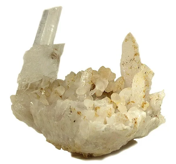 Gypsum (Var: Selenite), Quartz, Calcite image