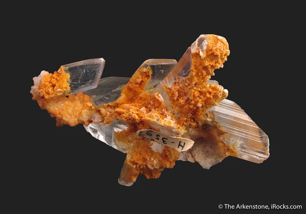 Gypsum var. Selenite, with Calcite - image 4