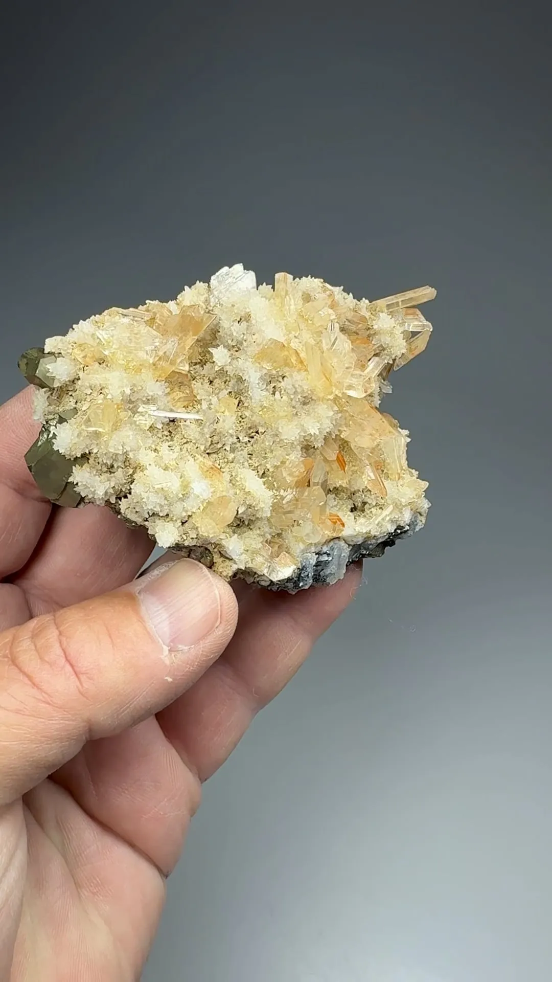Gypsum with Calcite, Galena, Pyrite - image 2
