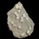 Gyrolite Crystal on prenite Natural Mineral Specimen - image 3