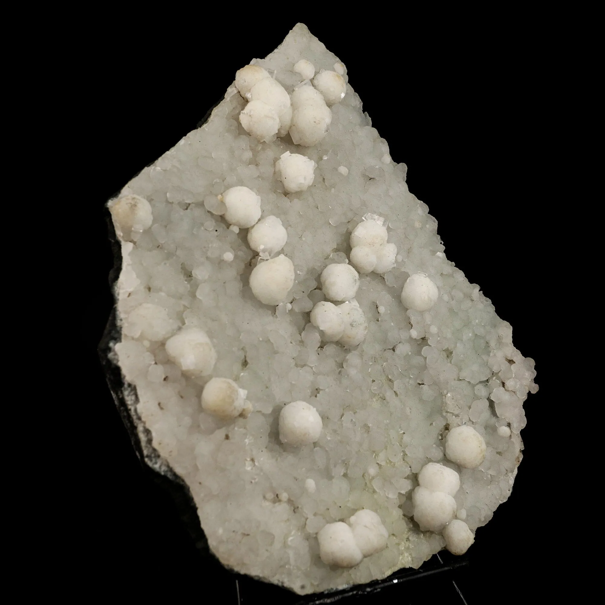 Gyrolite Crystal on prenite Natural Mineral Specimen - image 3
