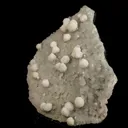 Gyrolite Crystal on prenite Natural Mineral Specimen - image 2