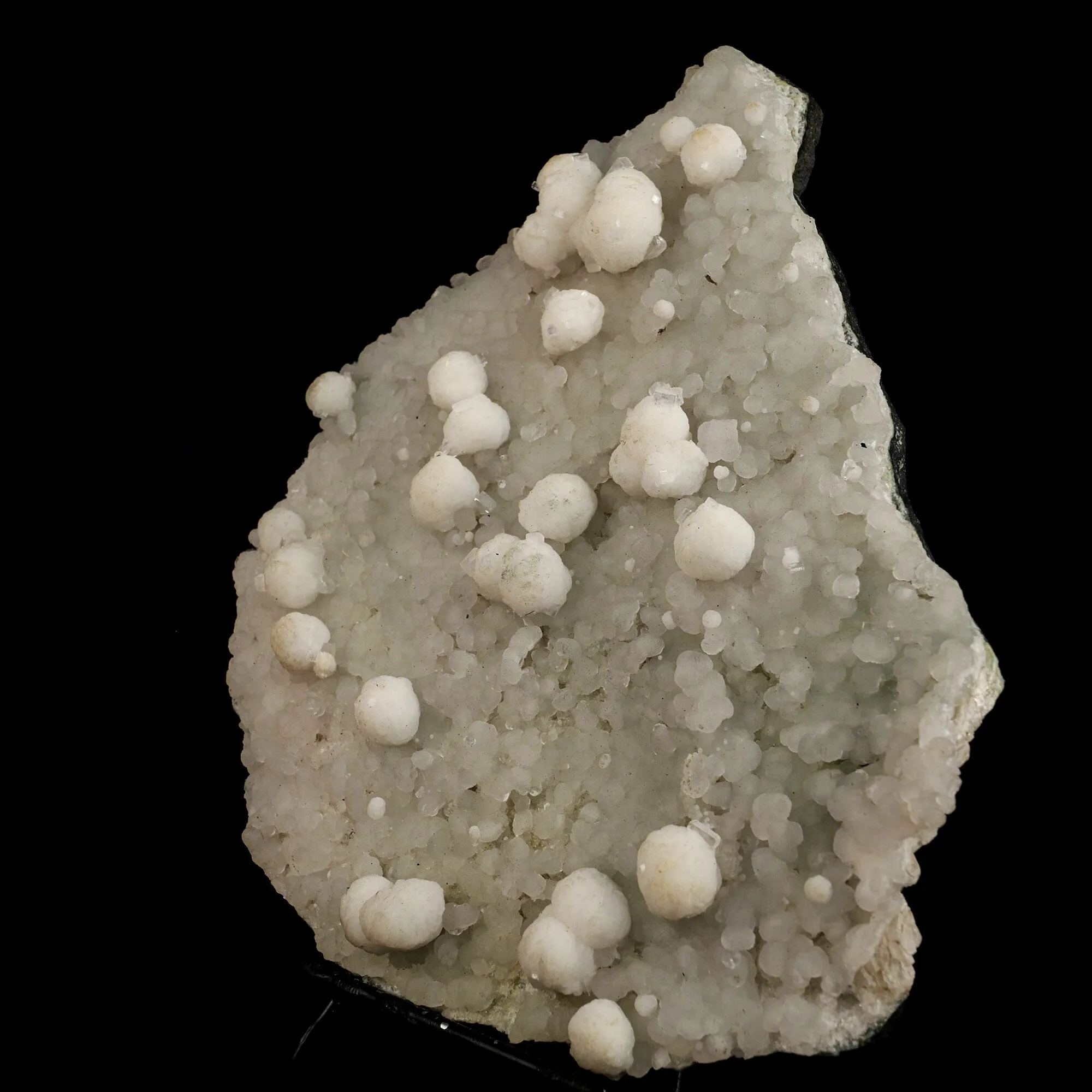 Gyrolite Crystal on prenite Natural Mineral Specimen - image 2