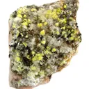 Haiweeite on Selenite - image 1