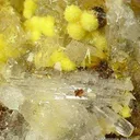 Haiweeite on Selenite - image 2