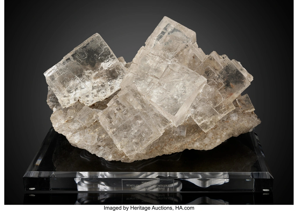 Halite from Wieliczka Mine, Wieliczka County, Lesser Poland Voivodeship, Poland image