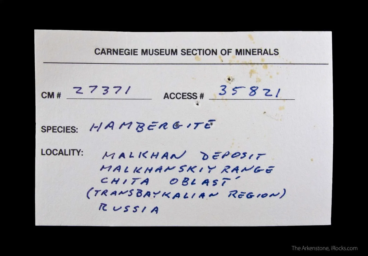 Hambergite - image 7