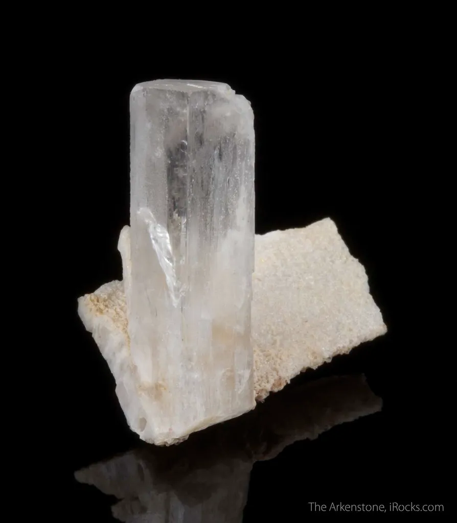 Hambergite on Albite image