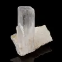 Hambergite on Albite - image 1