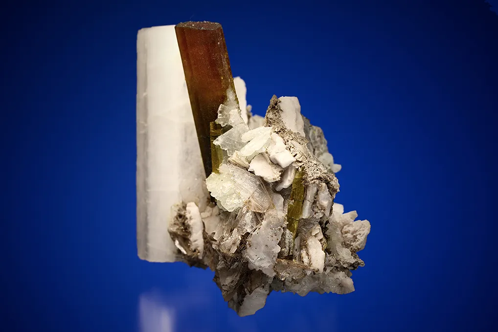 Hambergite with Elbaite (repaired) - image 2