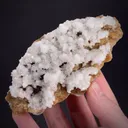 Harmotome on Calcite - image 1