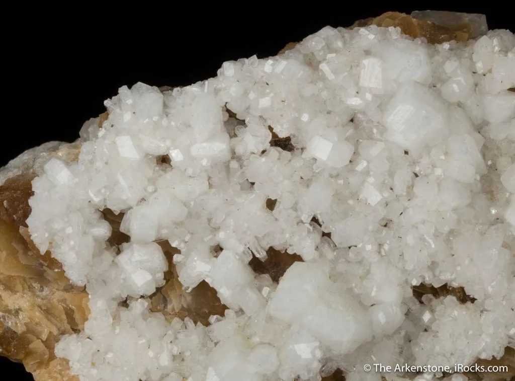 Harmotome on Calcite - image 3