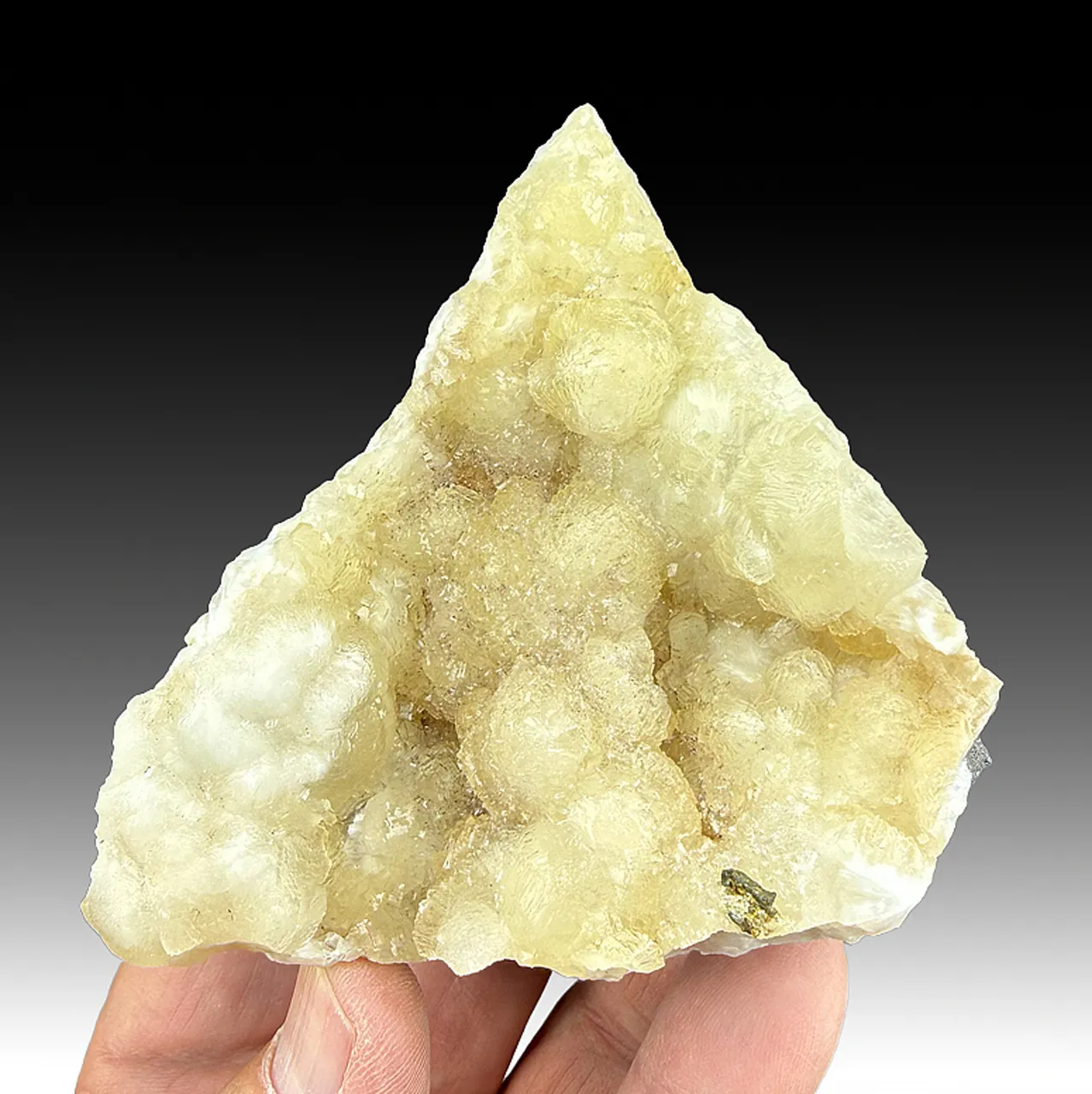 Harmotome on Prehnite - image 1