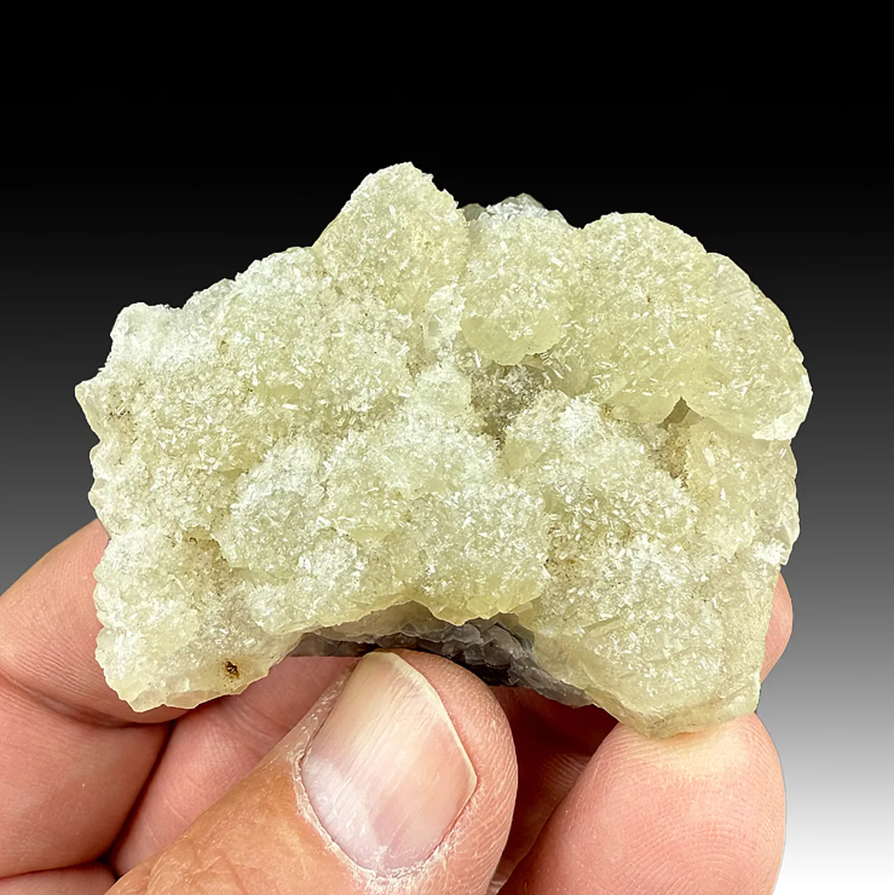 Harmotome on Witherite - image 1