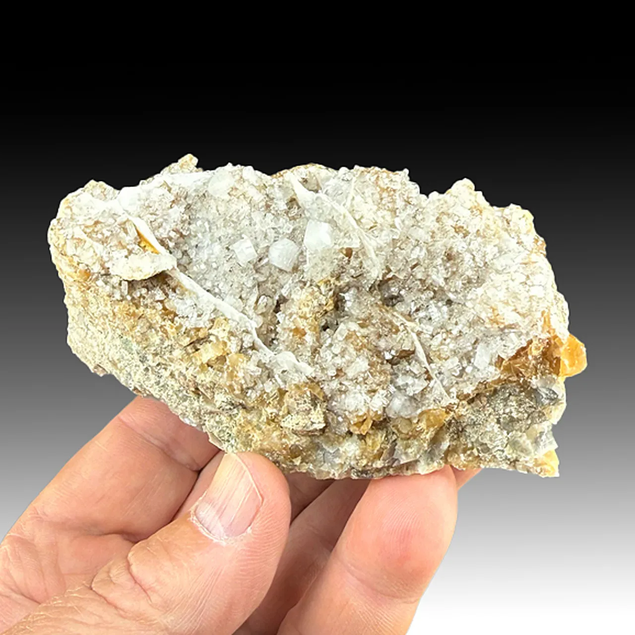 Harmotome with Calcite - image 1