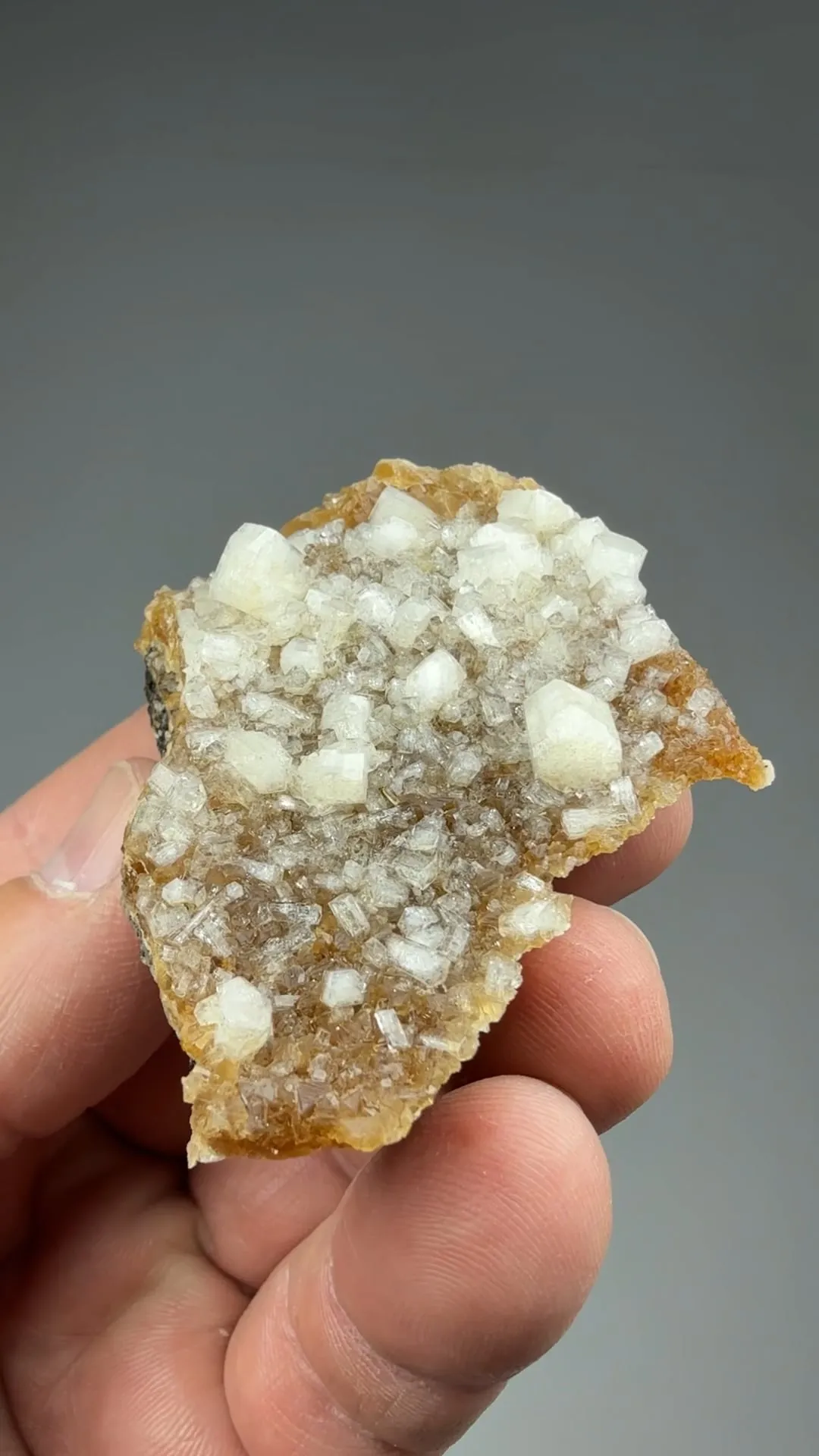 Harmotome with Calcite - image 2