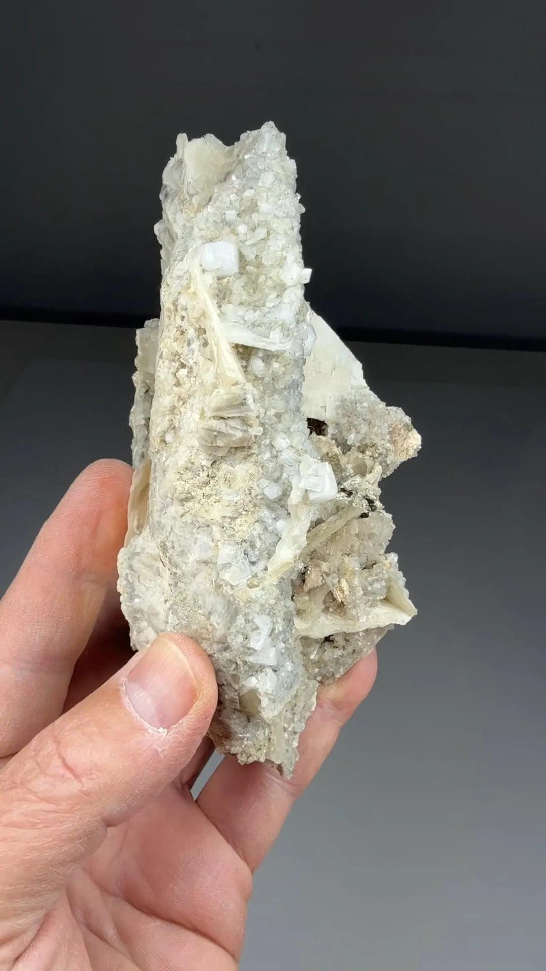 Harmotome with Calcite - image 2