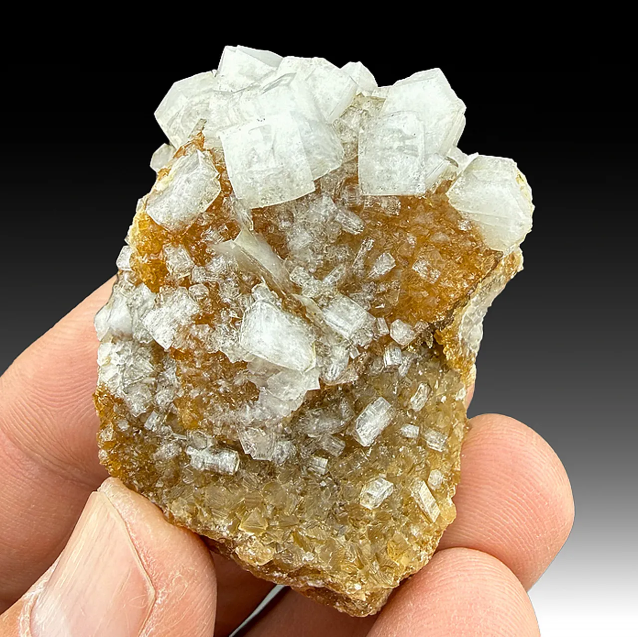 Harmotome with Calcite, Brewsterite - image 1