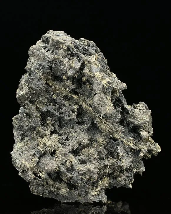 HAUCHECORNITE with MILLERITE and BISMUTHINITE image