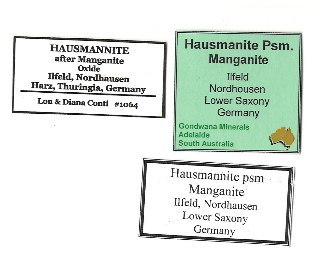 Hausmannite after Manganite - image 5