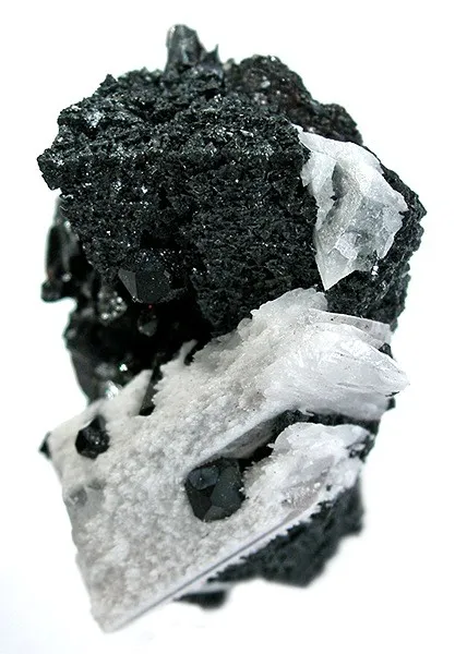 Hausmannite, Manganvesuvianite, Baryte image