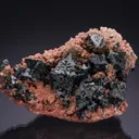 Hausmannite on Andradite - image 1
