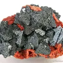 Hausmannite on Andradite Garnet - image 1