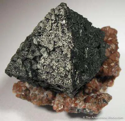 Hausmannite on Andradite Garnet - image 4