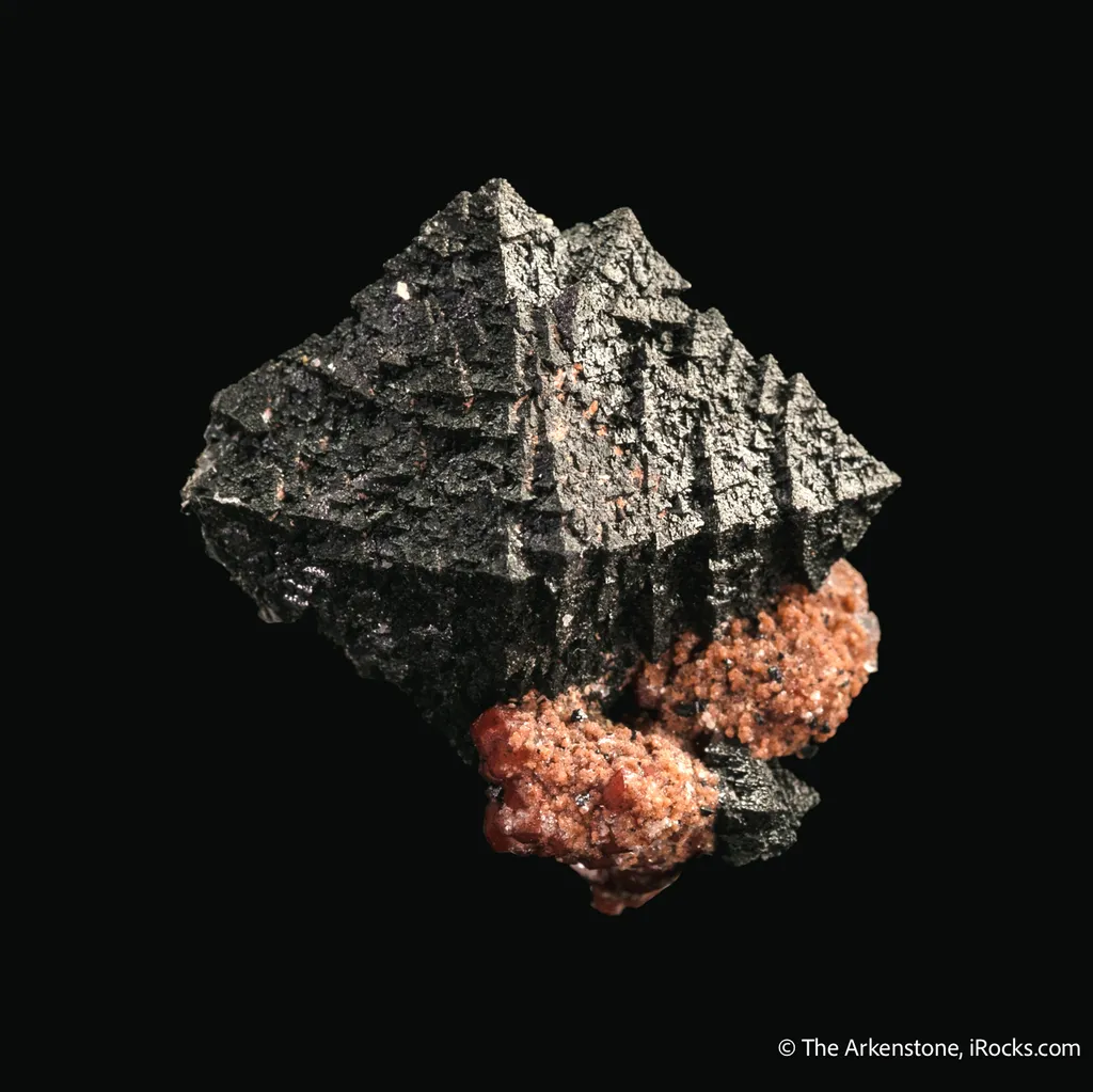 Hausmannite on Andradite Garnet - image 5